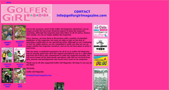 Desktop Screenshot of golfergirlmagazine.com